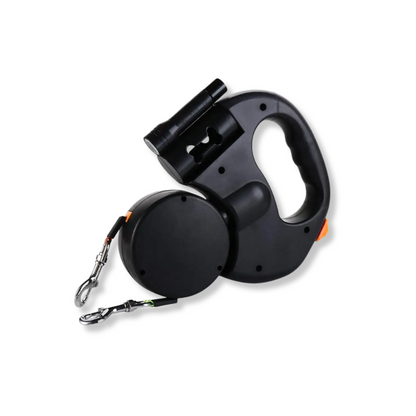 DuoGlow™ – Rotatable Dual Leash with Built-In LED Light
