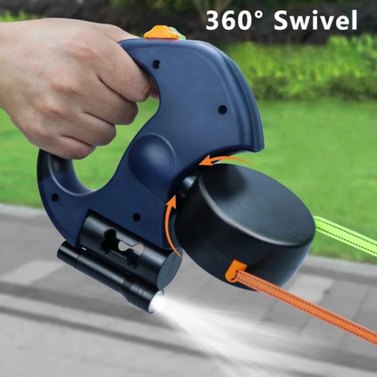DuoGlow™ – Rotatable Dual Leash with Built-In LED Light